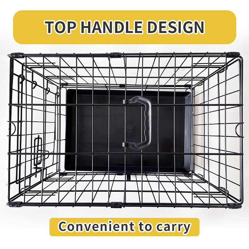 36" Pet Dog Cage Kennel Metal Crate Enlarged Thickened Reinforced Pet Dog House - John Cootes