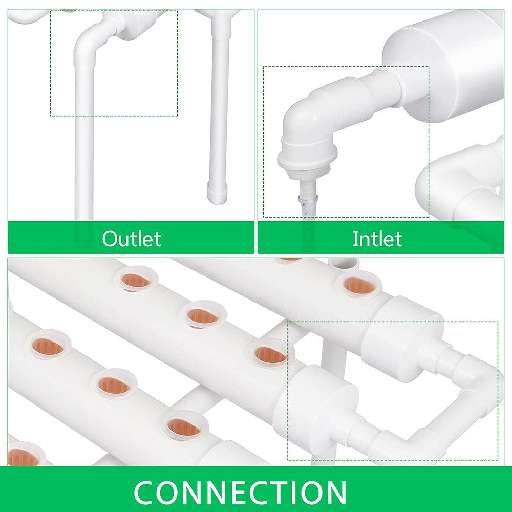 36 Sites Hydroponic Grow Tool Kits Vegetable Garden System 220V Water Pump - John Cootes