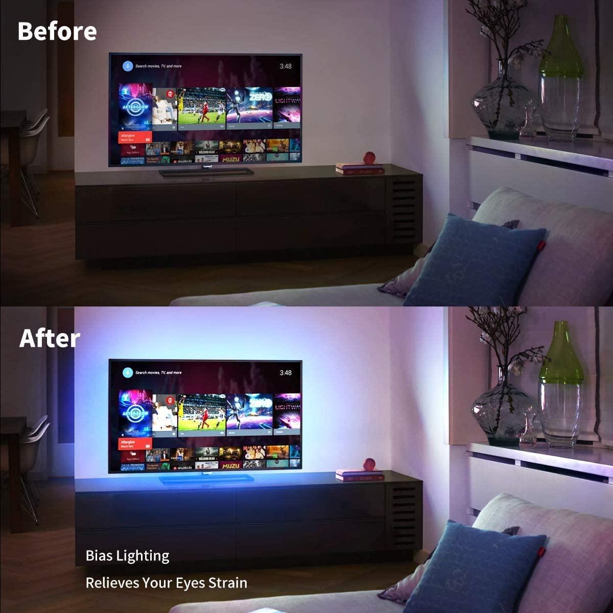 3M LED Strip Lights Rope Light for TV, Gaming and Computer (Lights Strip App with Remote Control) - John Cootes