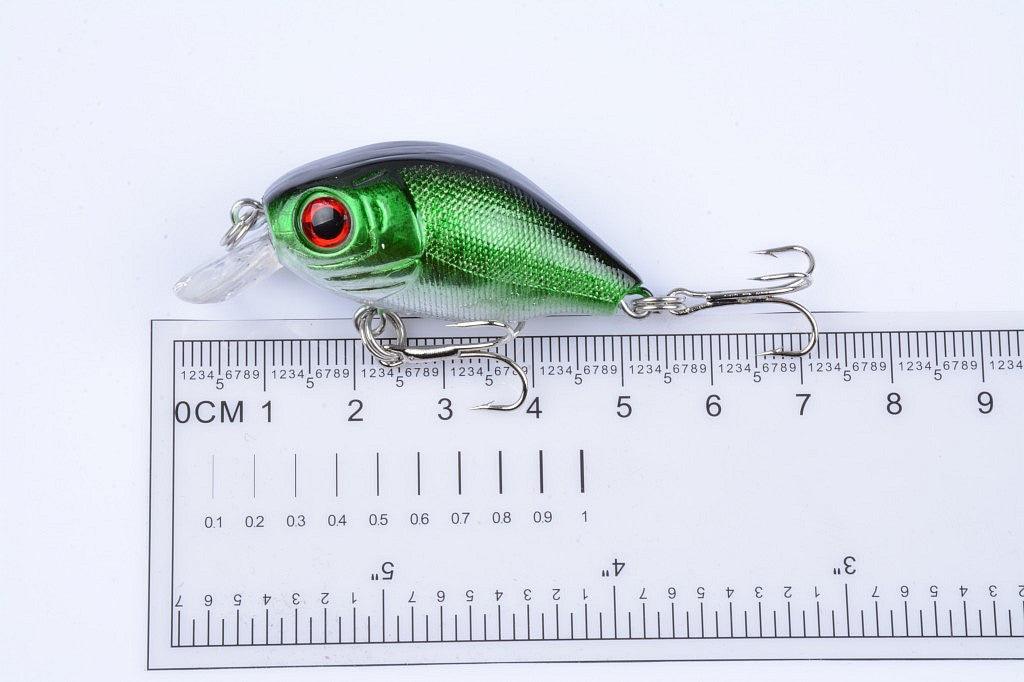 3x 5cm Popper Crank Bait Fishing Lure Lures Surface Tackle Saltwater - John Cootes