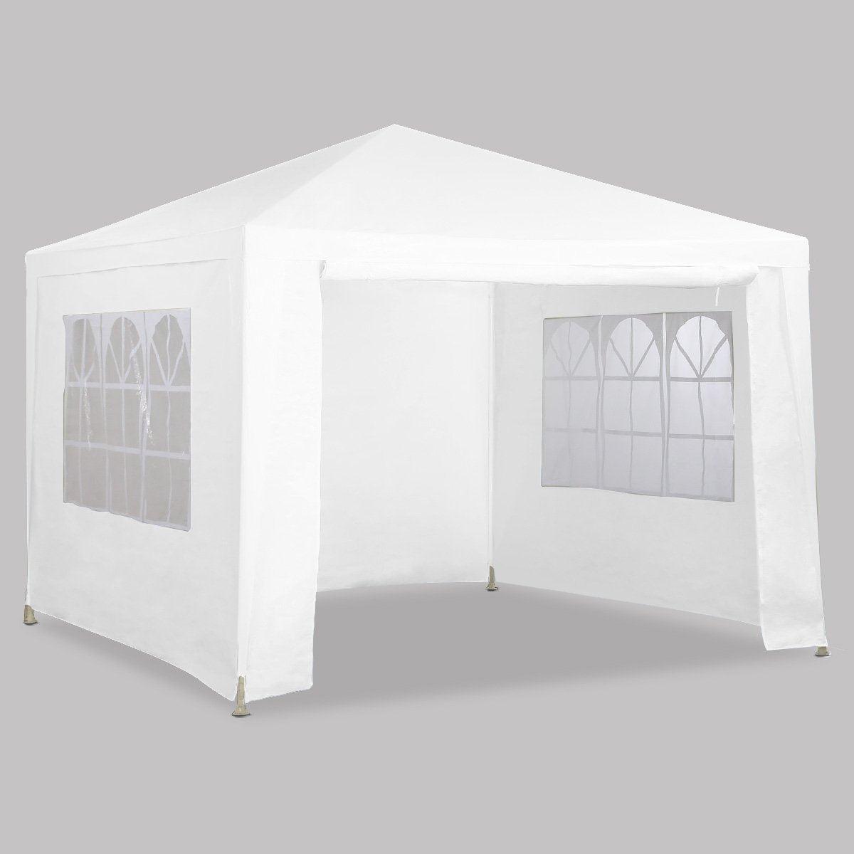 3x3m Wallaroo Outdoor Party Wedding Event Gazebo Tent - White - John Cootes