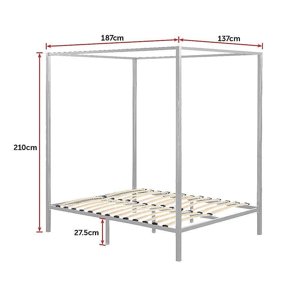 4 Four Poster Double Bed Frame - John Cootes