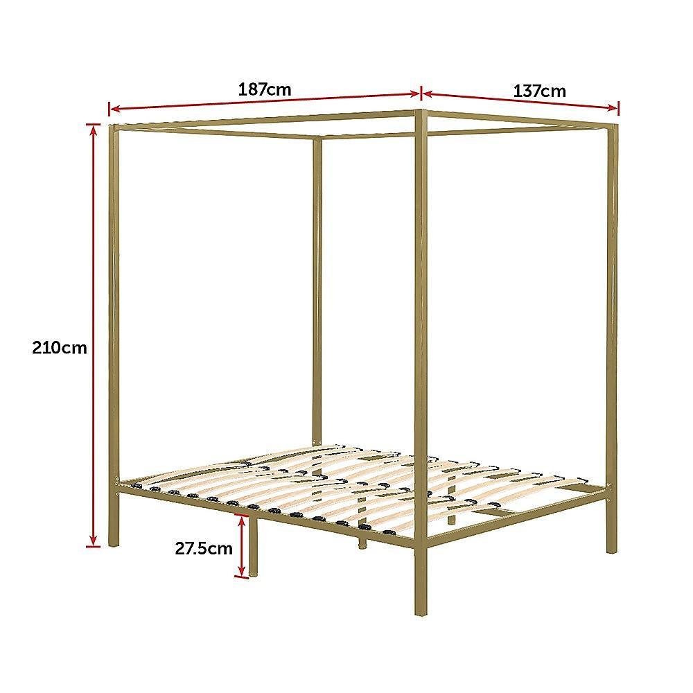 4 Four Poster Double Bed Frame - John Cootes