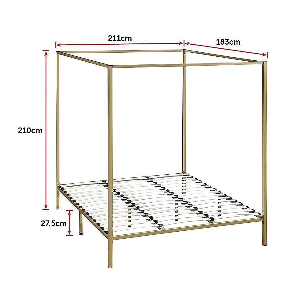 4 Four Poster King Bed Frame - John Cootes