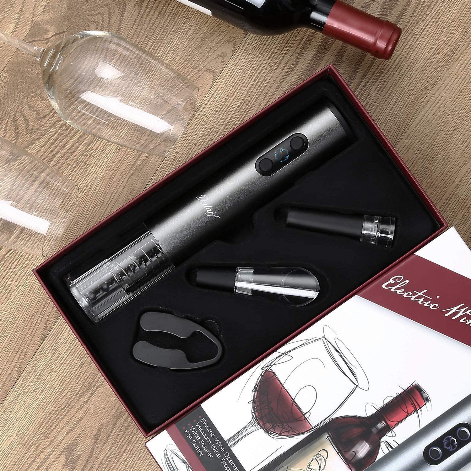 4-in-1 Electric Wine Corkscrew Set - John Cootes