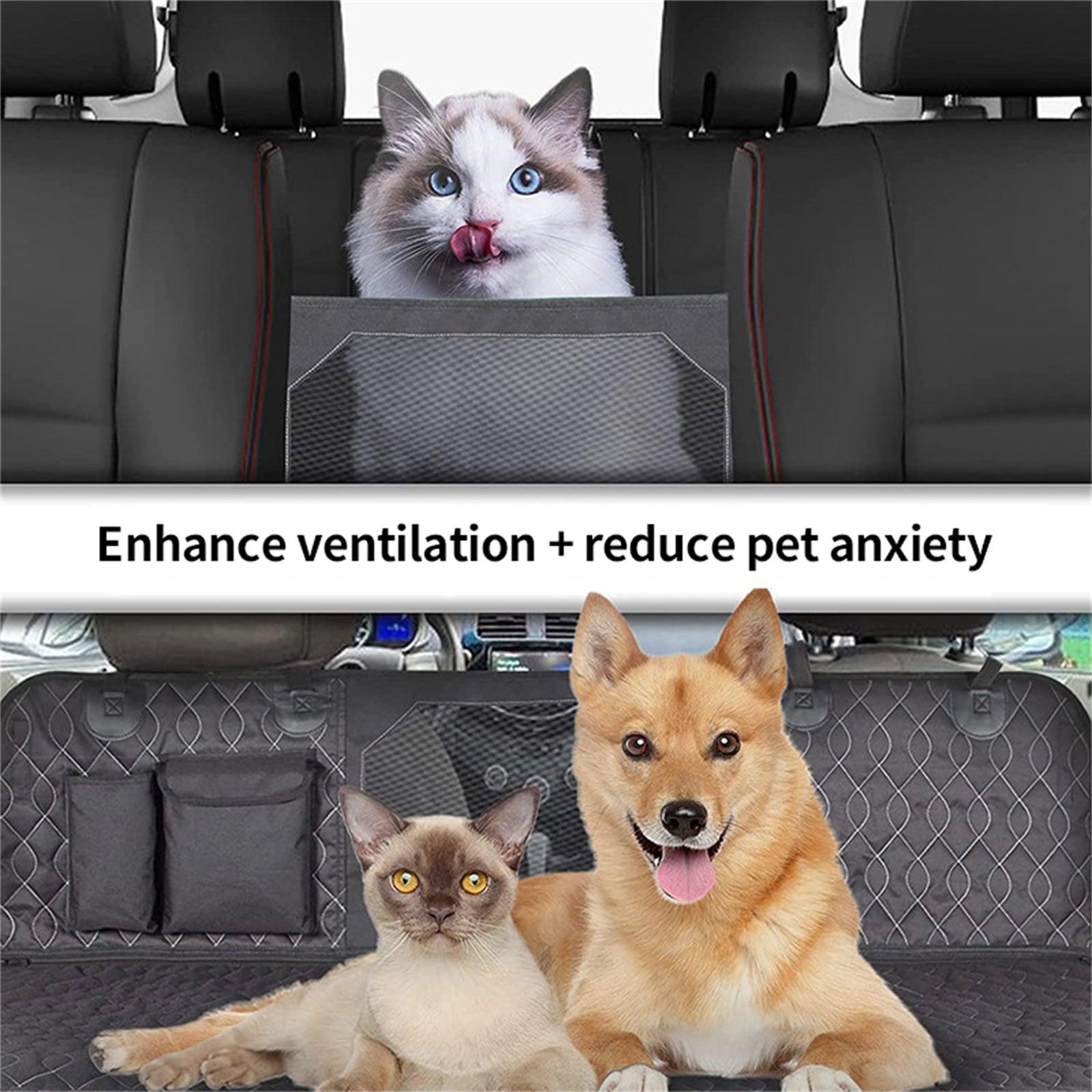 4-in-1 Multi-Function Car Back Seat Cover Pet Dog Waterproof Hammock Protective Pad - John Cootes
