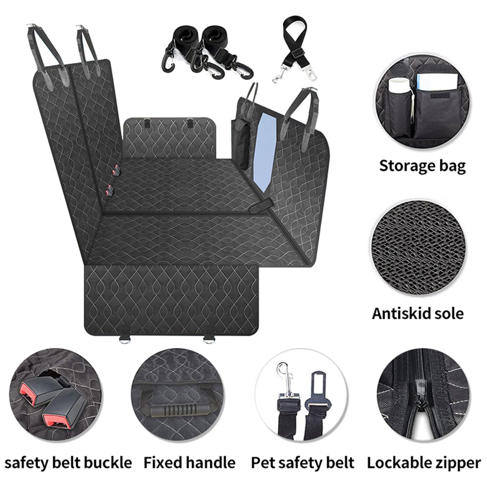 4-in-1 Multi-Function Car Back Seat Cover Pet Dog Waterproof Hammock Protective Pad - John Cootes