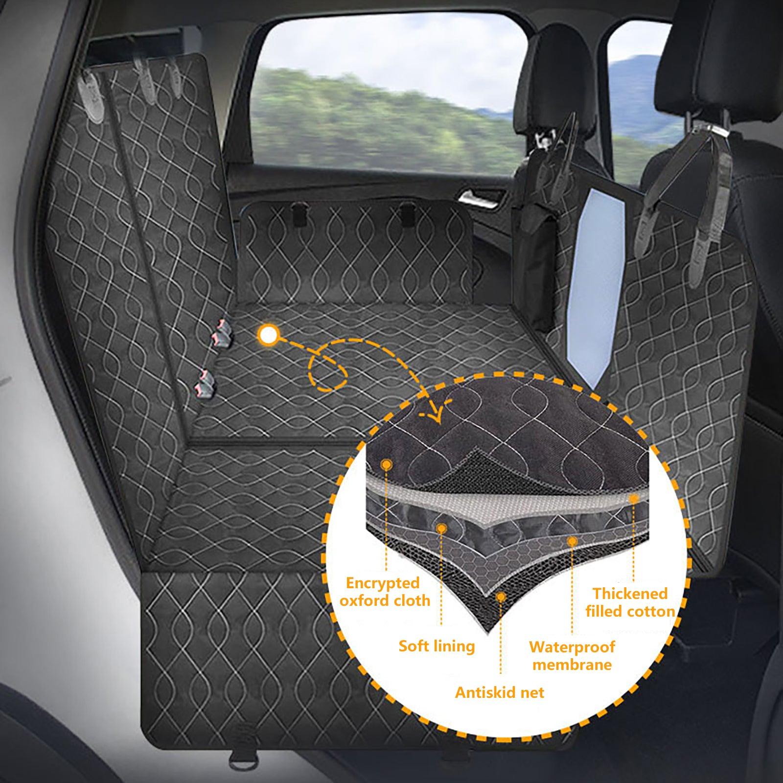 4-in-1 Multi-Function Car Back Seat Cover Pet Dog Waterproof Hammock Protective Pad - John Cootes