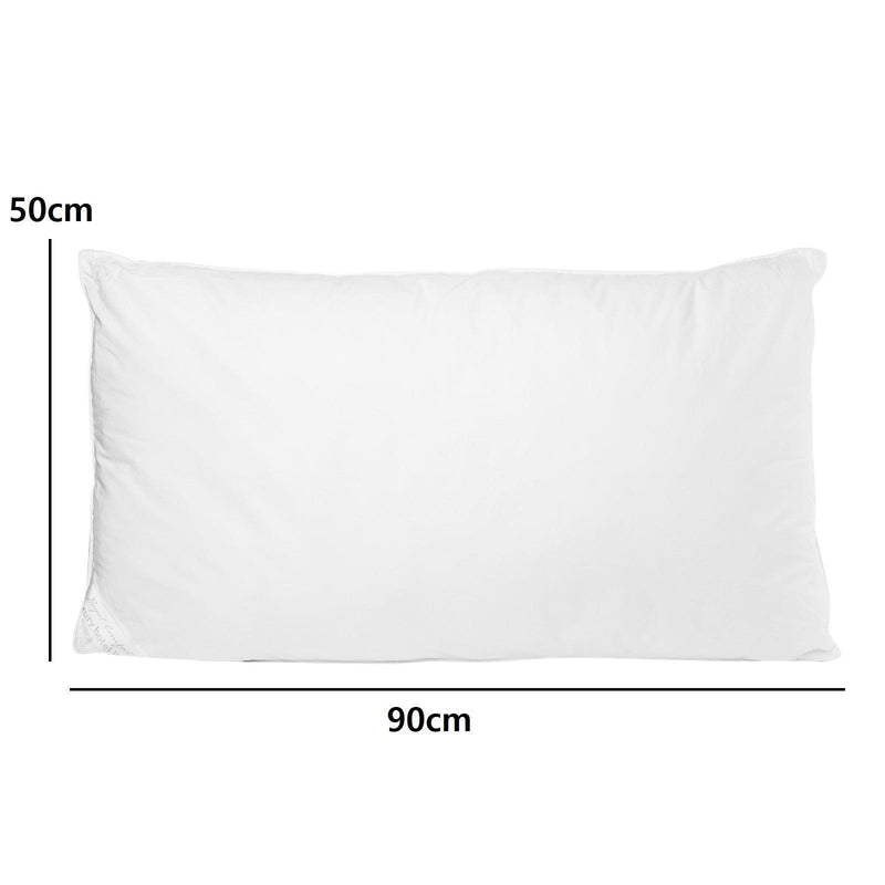 4 Pack Royal Comfort Cotton Cover 233TC Microfibre Luxury Signature Hotel Pillow - John Cootes
