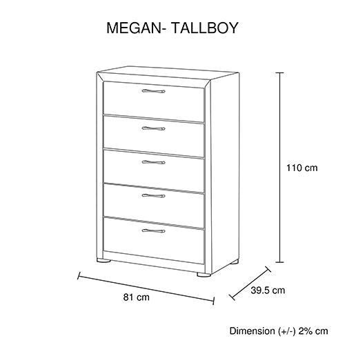 4 Pieces Storage Bedroom Suite Upholstery Fabric in Light Grey with Base Drawers King Size Oak Colour Bed, Bedside Table & Tallboy - John Cootes