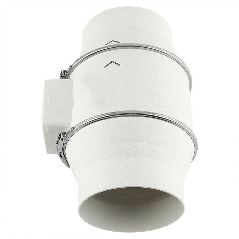4'' Silent Extractor Fan Duct Hydroponic Inline Exhaust Vent Industrial - John Cootes