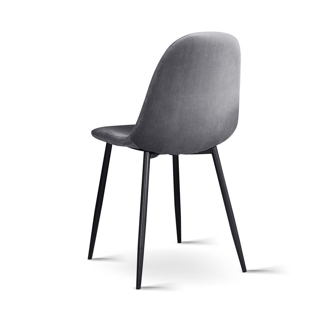 4 X Artiss Dining Chairs Dark Grey - John Cootes