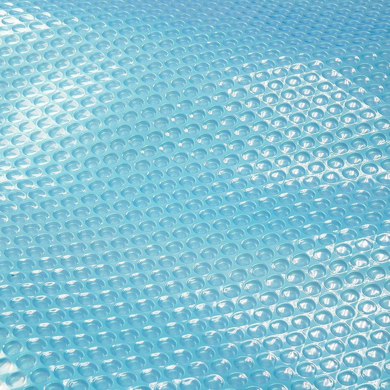 400 Micron Solar Swimming Pool Cover 9.5m x 5m - Silver/Blue - John Cootes