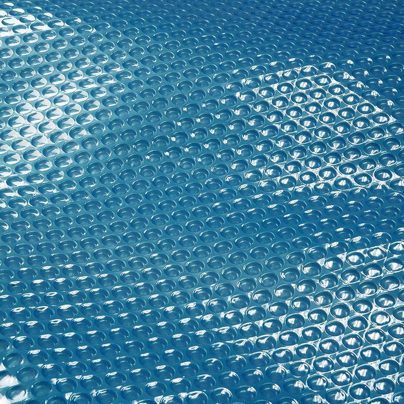 400 Micron Solar Swimming Pool Cover Silver/Blue - 12m x 5m - John Cootes