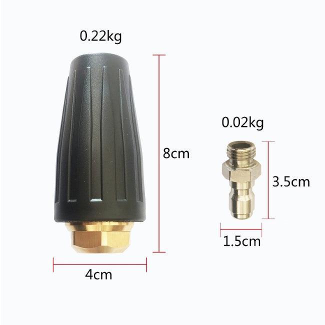 4000PSI Pressure Washer Turbo Head Nozzle For High Pressure Water Cleaner 1/4'' - John Cootes