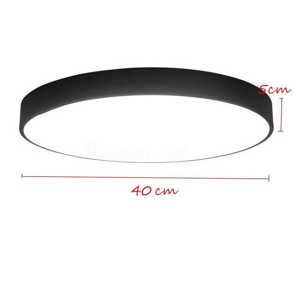 40CM LED Ceiling Light Modern Surface Mount Flush Panel Downlight Ultra-thin - John Cootes