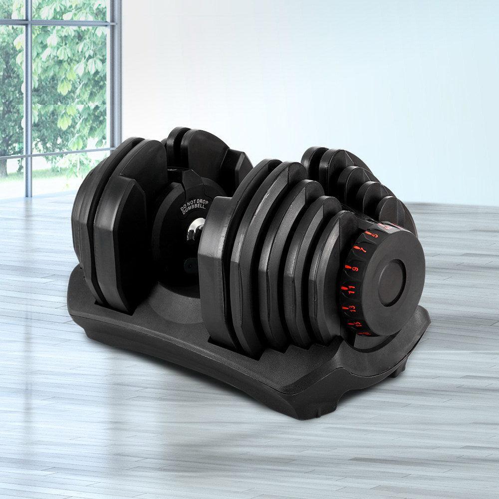 40KG Dumbbells Adjustable Dumbbell Weight Plates Home Gym Exercise - John Cootes