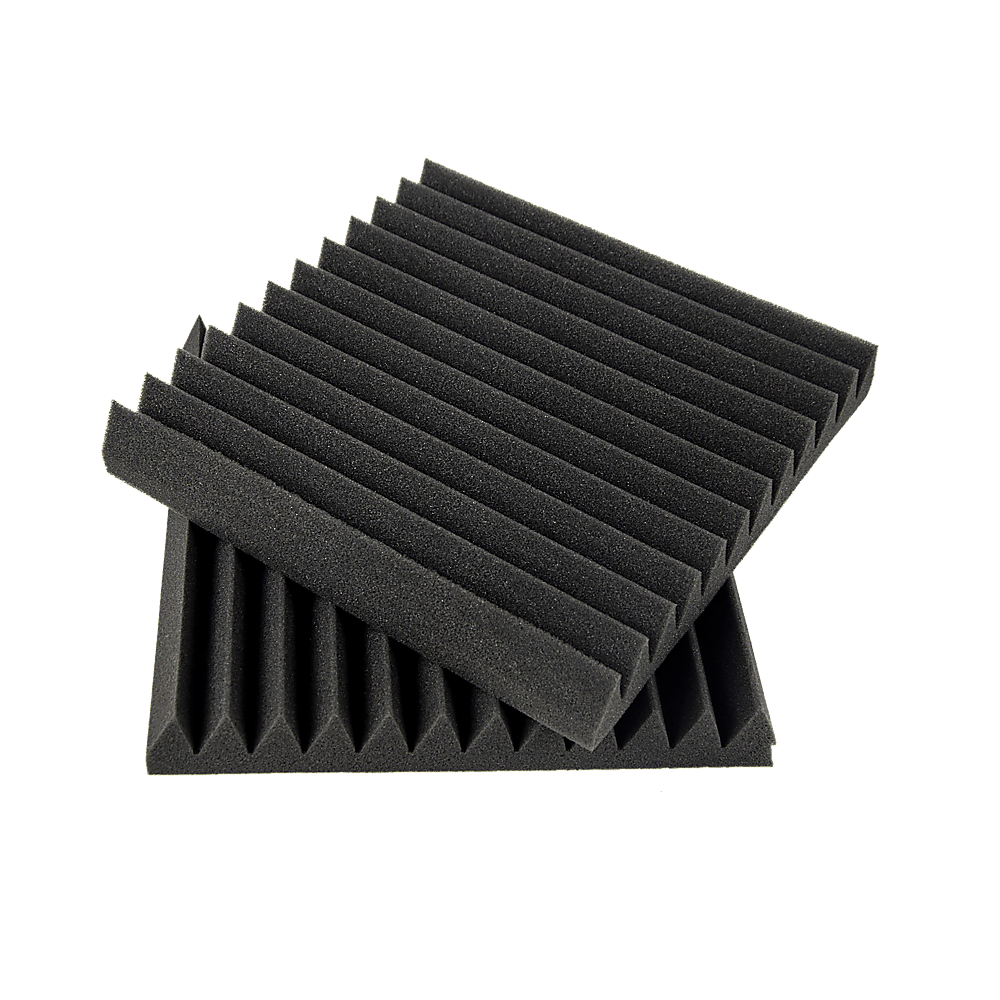 40pcs Studio Acoustic Foam Sound Absorbtion Proofing Panels Tiles Wedge 30X30CM - John Cootes