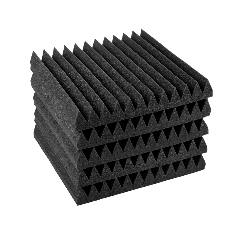 40pcs Studio Acoustic Foam Sound Absorbtion Proofing Panels Tiles Wedge 30X30CM - John Cootes