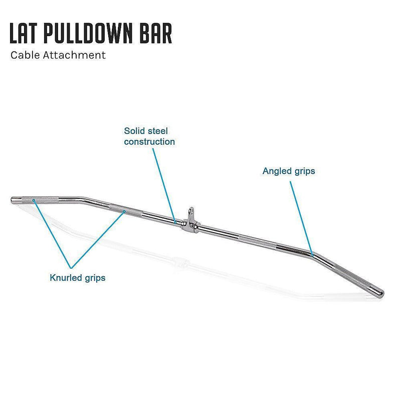 48" Lat Pulldown Bar Cable Attachment - John Cootes