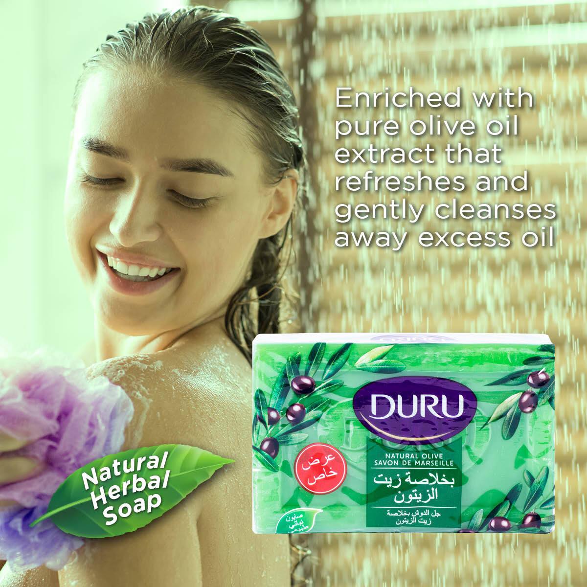 48 Pack Duru Nourish Body Soap 150g Natural Olive Oil - John Cootes