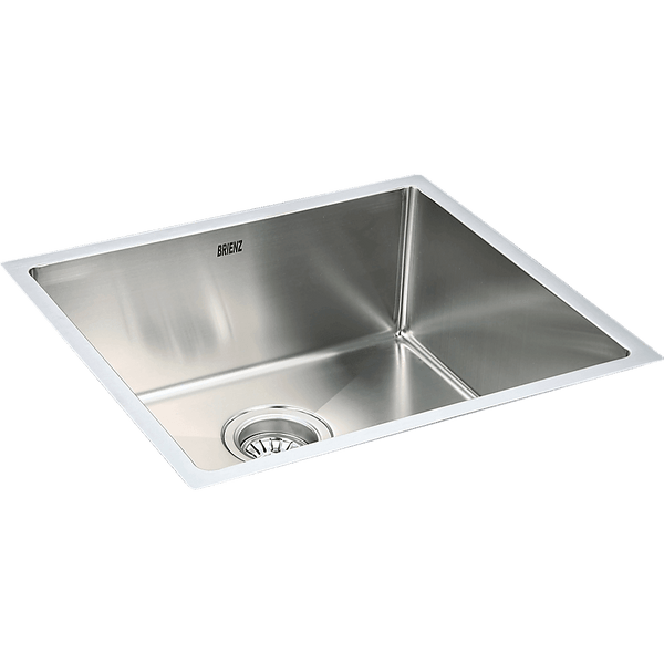 490x440mm Handmade Stainless Steel Undermount / Topmount Kitchen Laundry Sink with Waste - John Cootes