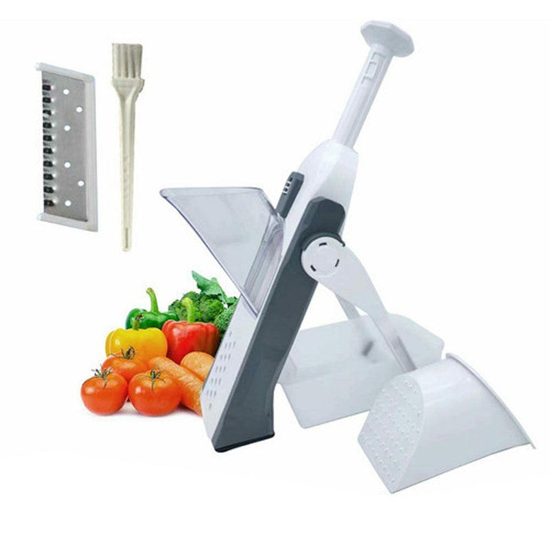 4In1 Multifunctional Kitchen Chopping Artifact Vegetable Slicer Food Chopper Blue - John Cootes