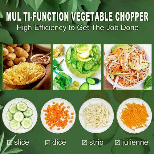 4In1 Multifunctional Kitchen Chopping Artifact Vegetable Slicer Food Chopper Blue - John Cootes