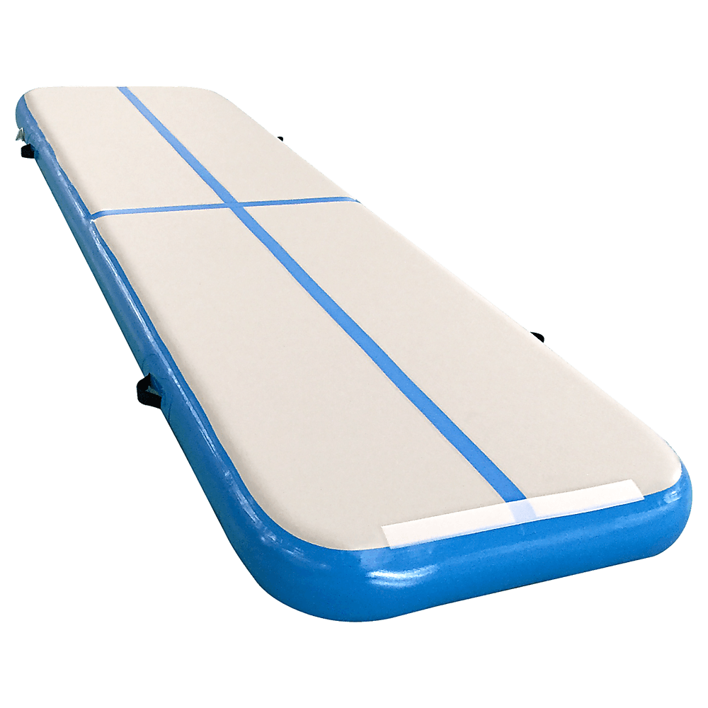 4m Inflatable Air Track Gym Mat Airtrack Tumbling Gymnastics Tumbling with Pump - John Cootes