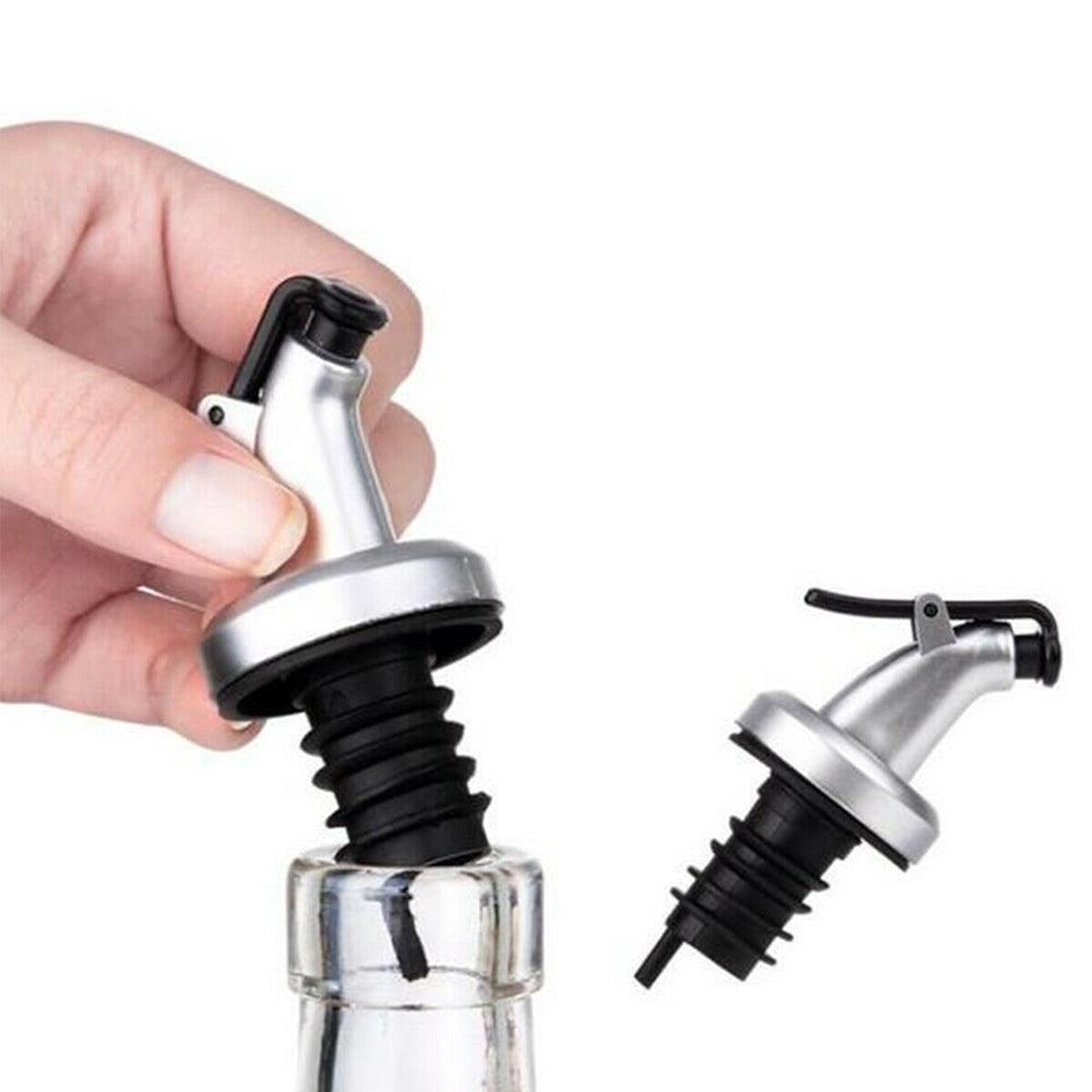 4PCS 500ml Olive Oil Vinegar Pourer Dispenser Cooking Glass Bottle Kitchen Tools - John Cootes