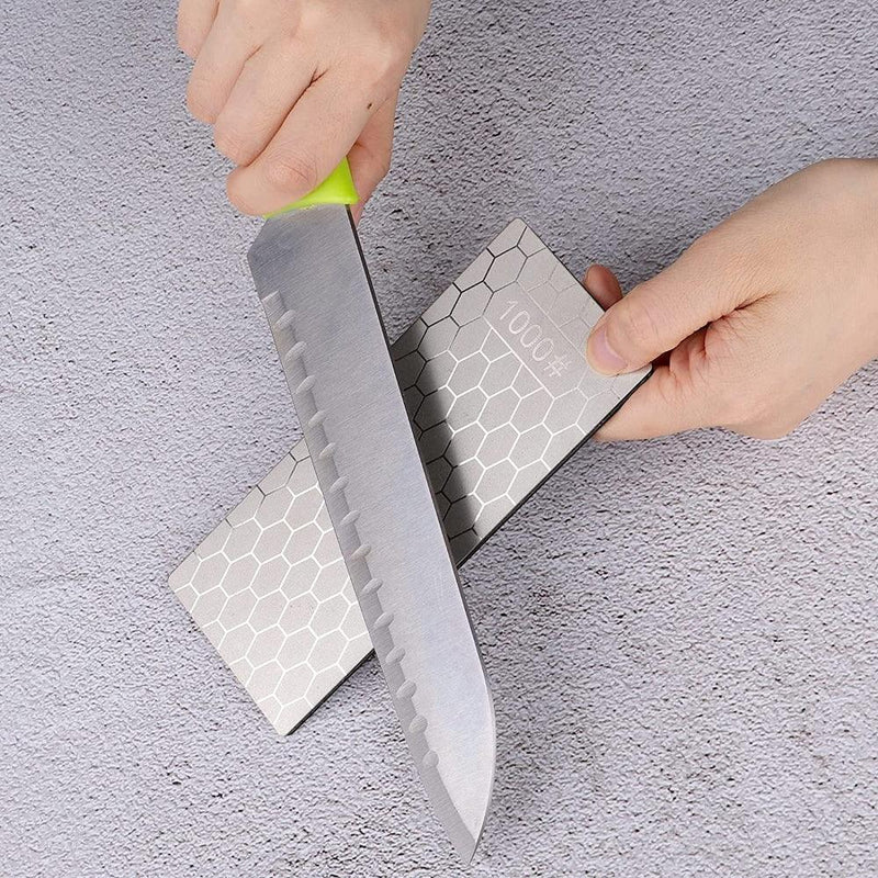 4pcs Diamond Knife Sharpener Sharpening Stone Honeycomb Grind Sharpener Kit - John Cootes