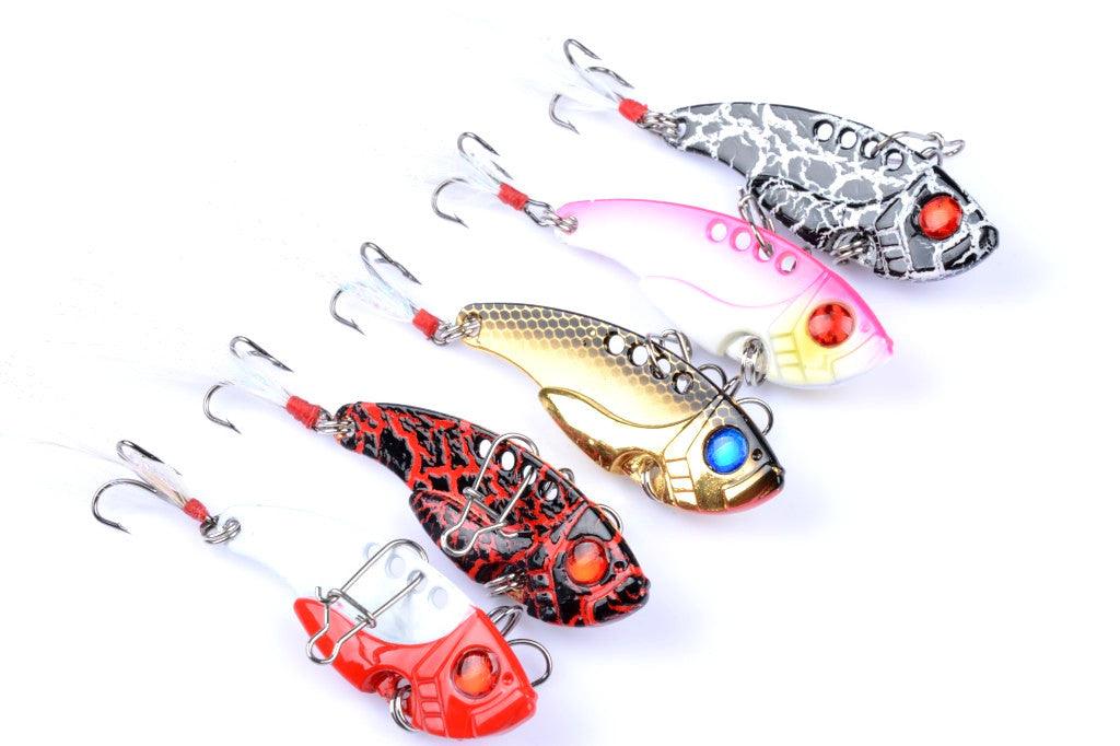 4x 5.5cm Vib Bait Fishing Lure Lures Hook Tackle Saltwater - John Cootes