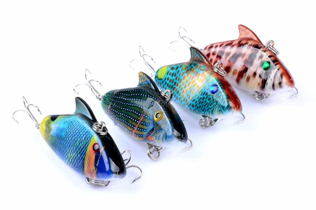 4x 5.5cm Vib Bait Fishing Lure Lures Hook Tackle Saltwater - John Cootes