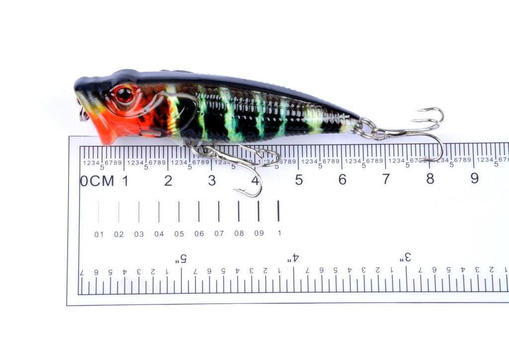 4X 6.5cm Popper Poppers Fishing Lure Lures Surface Tackle Fresh Saltwater - John Cootes