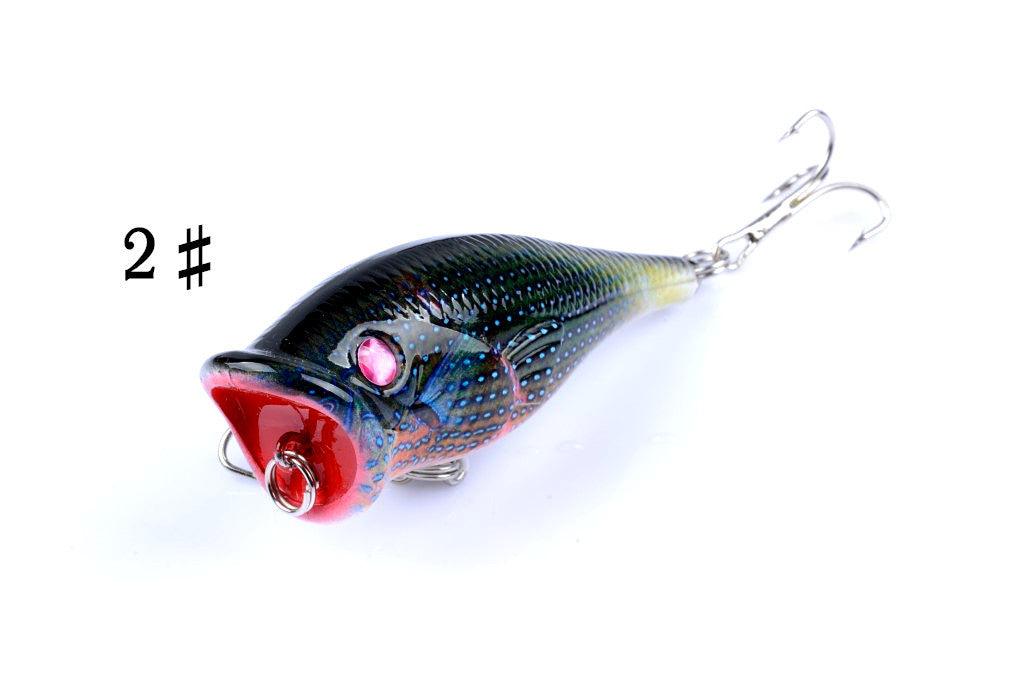 4X 6.5cm Popper Poppers Fishing Lure Lures Surface Tackle Fresh Saltwater - John Cootes