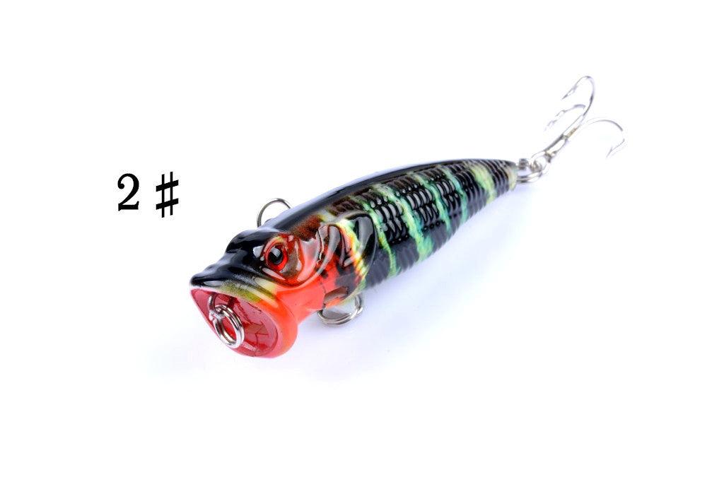 4X 6.5cm Popper Poppers Fishing Lure Lures Surface Tackle Fresh Saltwater - John Cootes