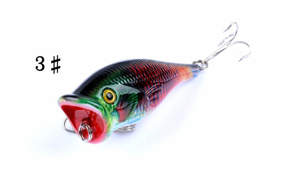 4X 6.5cm Popper Poppers Fishing Lure Lures Surface Tackle Fresh Saltwater - John Cootes