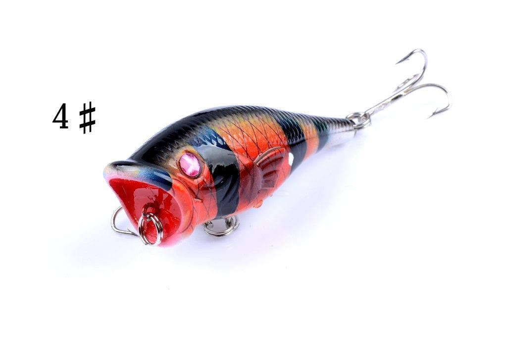 4X 6.5cm Popper Poppers Fishing Lure Lures Surface Tackle Fresh Saltwater - John Cootes