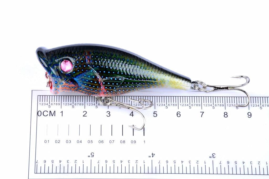 4X 6.5cm Popper Poppers Fishing Lure Lures Surface Tackle Fresh Saltwater - John Cootes