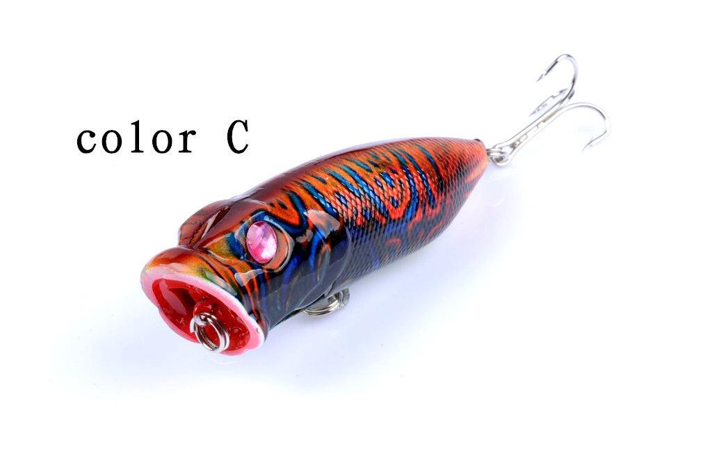 4X 6.5cm Popper Poppers Fishing Lure Lures Surface Tackle Saltwater - John Cootes