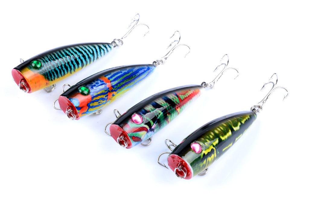 4X 6.8cm Popper Poppers Fishing Lure Lures Surface Tackle Saltwater - John Cootes