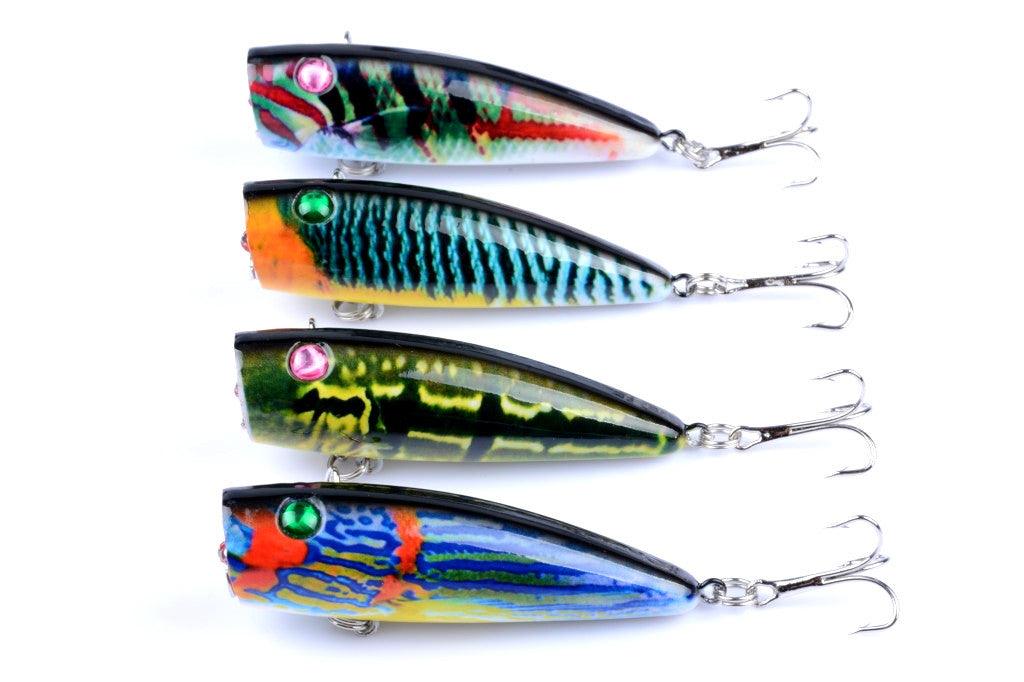 4X 6.8cm Popper Poppers Fishing Lure Lures Surface Tackle Saltwater - John Cootes