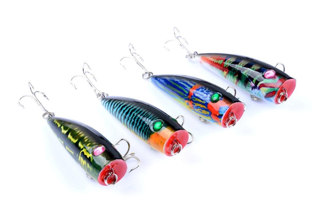 4X 6.8cm Popper Poppers Fishing Lure Lures Surface Tackle Saltwater - John Cootes