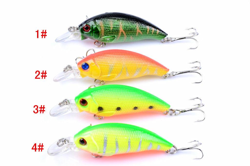 4x 7.5cm Popper Crank Bait Fishing Lure Lures Surface Tackle Saltwater - John Cootes