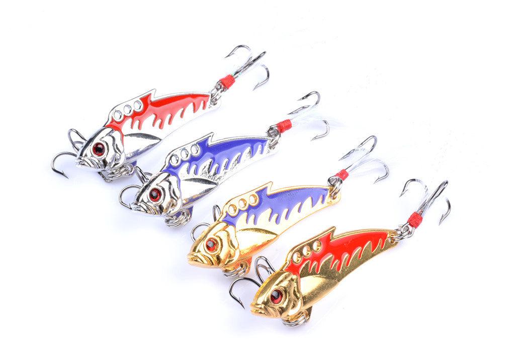 4X 8g Fishing Switchblade Blade VIBE VIB Metal Lures 50mm - John Cootes