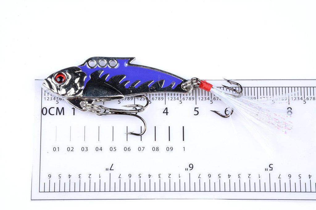 4X 8g Fishing Switchblade Blade VIBE VIB Metal Lures 50mm - John Cootes