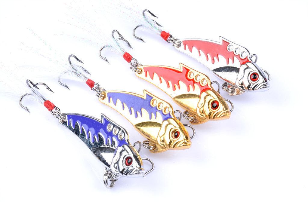 4X 8g Fishing Switchblade Blade VIBE VIB Metal Lures 50mm - John Cootes