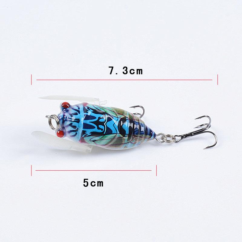 4x Popper Poppers 5cm Fishing Lure Lures Surface Tackle Fresh Saltwater - John Cootes
