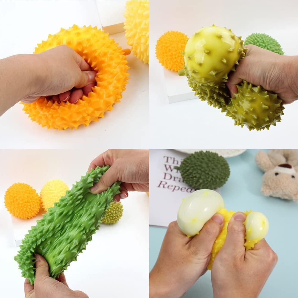 4x Squishy Stress Ball Pack Fidget Toys for Adults and Kids Anxiety Squeeze Ball - John Cootes