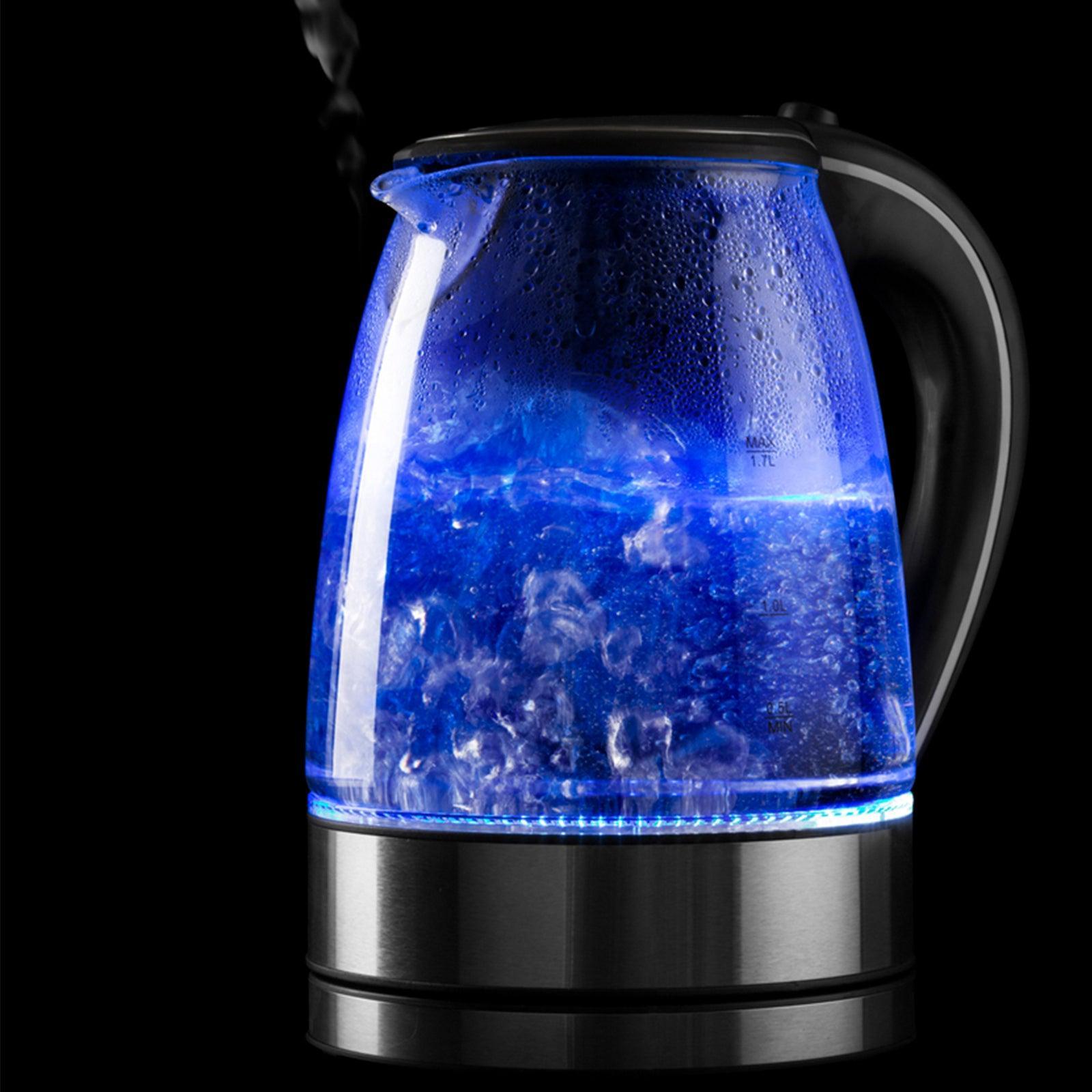 5 Litre Air Fryer Black + 1.7 Litre Kettle + USB Light Wood Diffuser Package Set - John Cootes